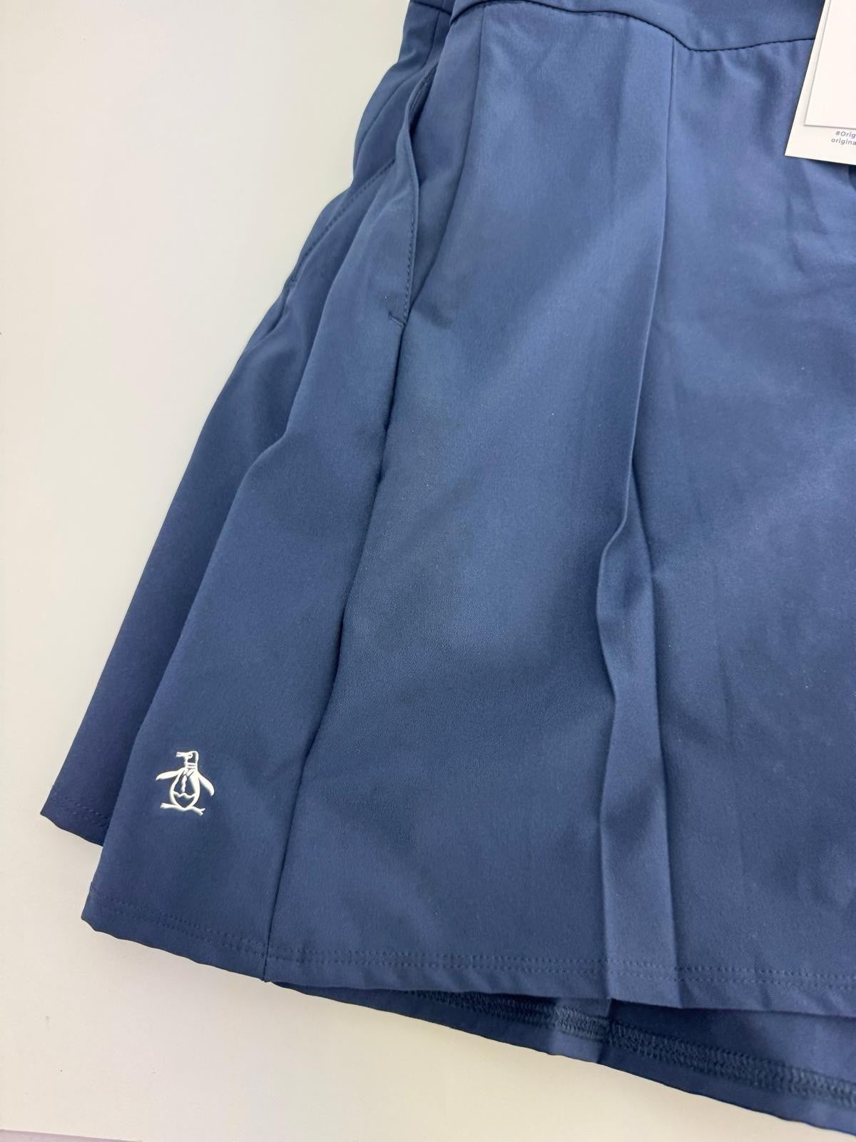 Women’s Original Penguin Pleated Golf Skort Navy Blue Size XL Brand New/ 306411