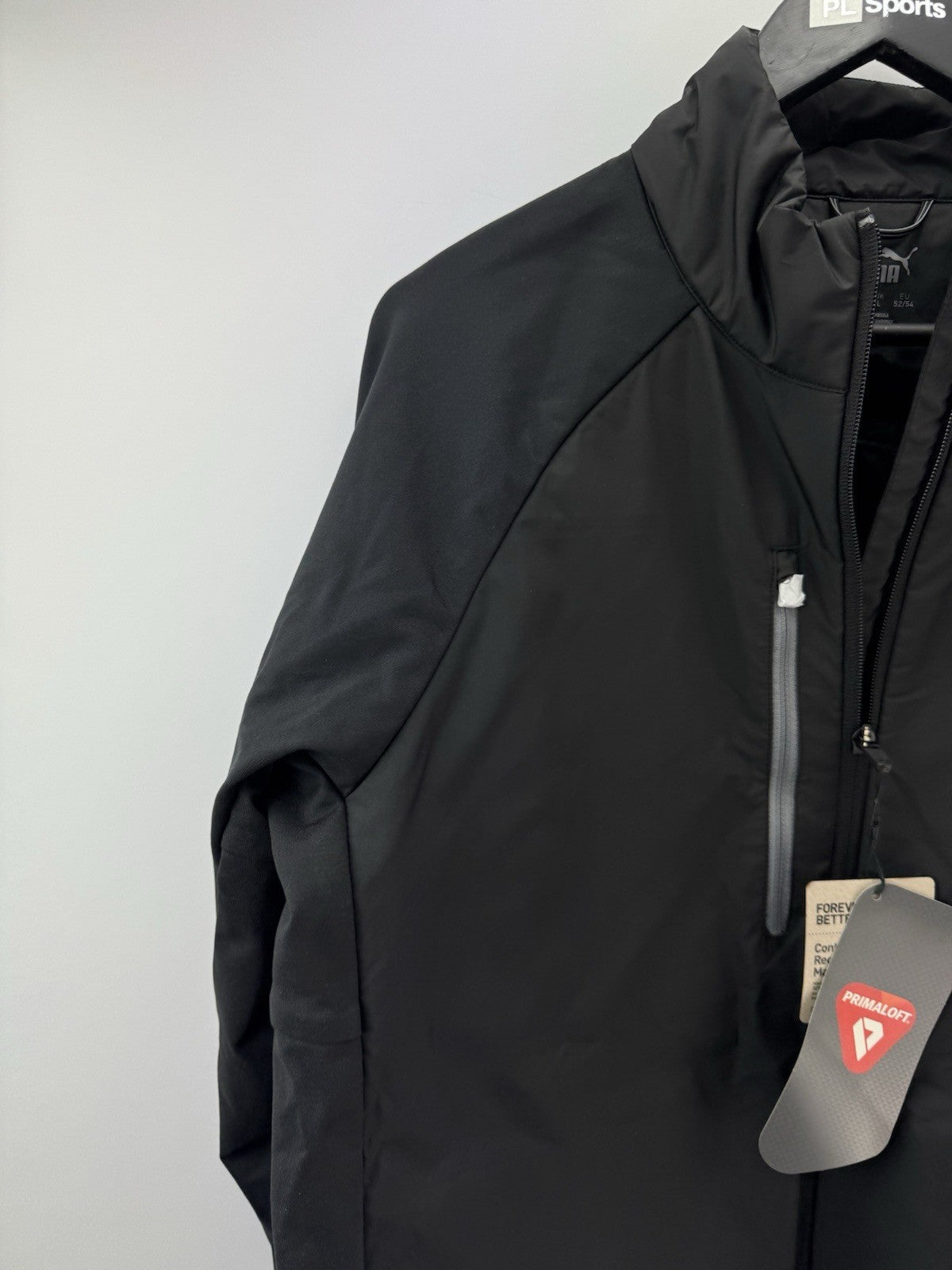 Puma Mens Golf Jacket Hielands Insulated Full Zip UK Large /Black /New /300922