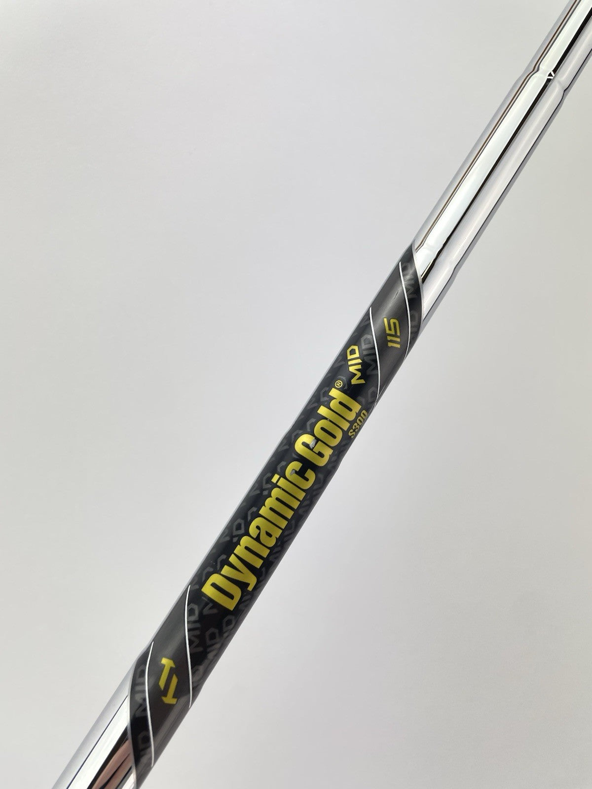 Dynamic Gold 115 Iron Shaft Mid S300 Stiff Flex Steel 36” /0.355 Tapered /299624