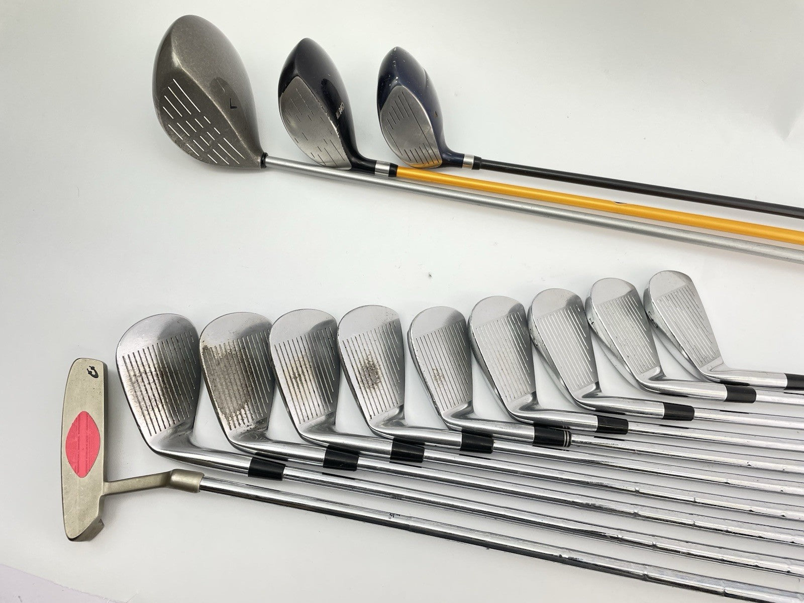 Mizuno Golf Package Set 13 Clubs Regular Flex /Right /New Grips /Cart Bag /281974