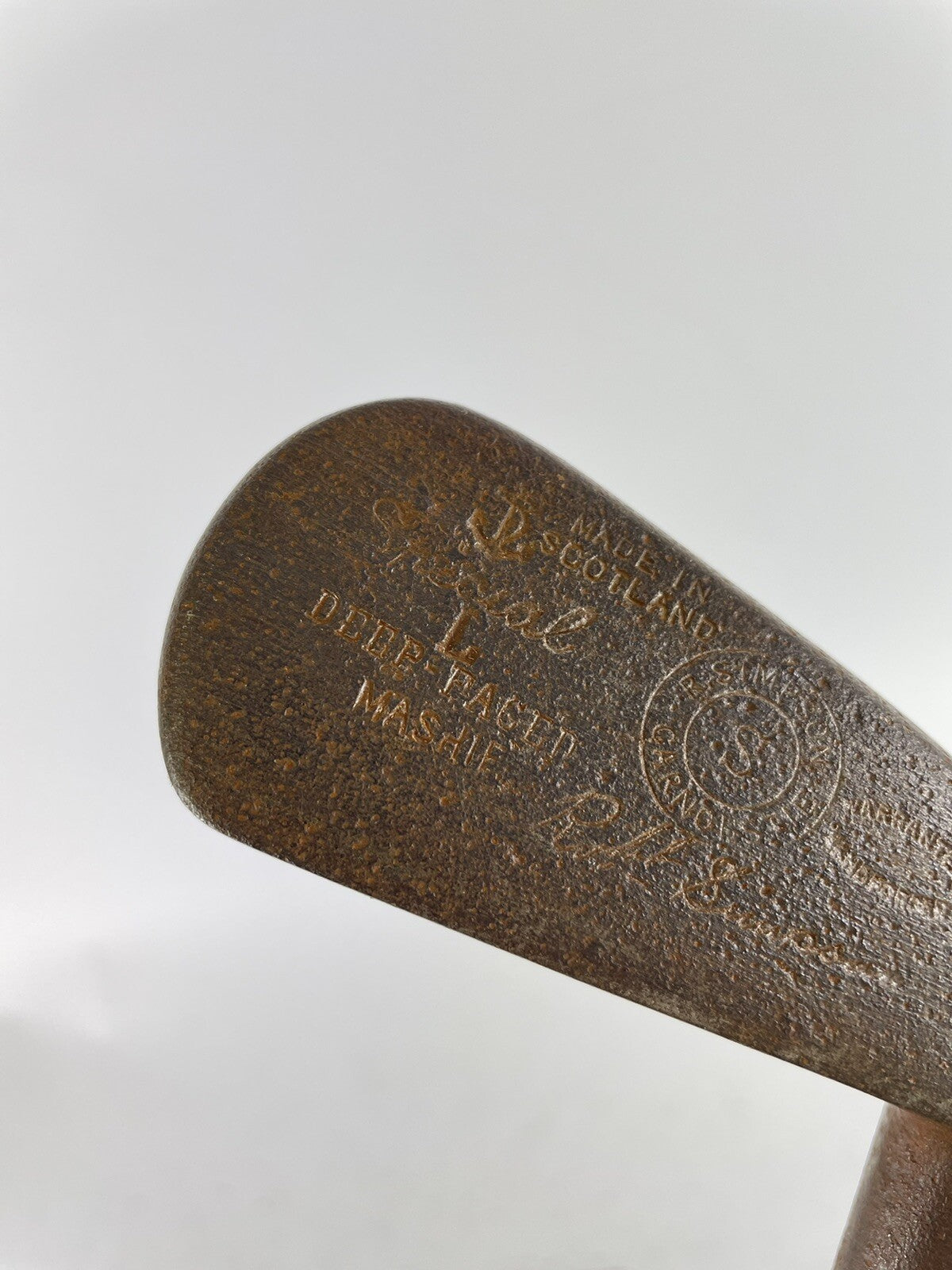 Hickory Club R.Simpson Anchor Cleek Ladies Deep Face Mashie 37” /Right /11463