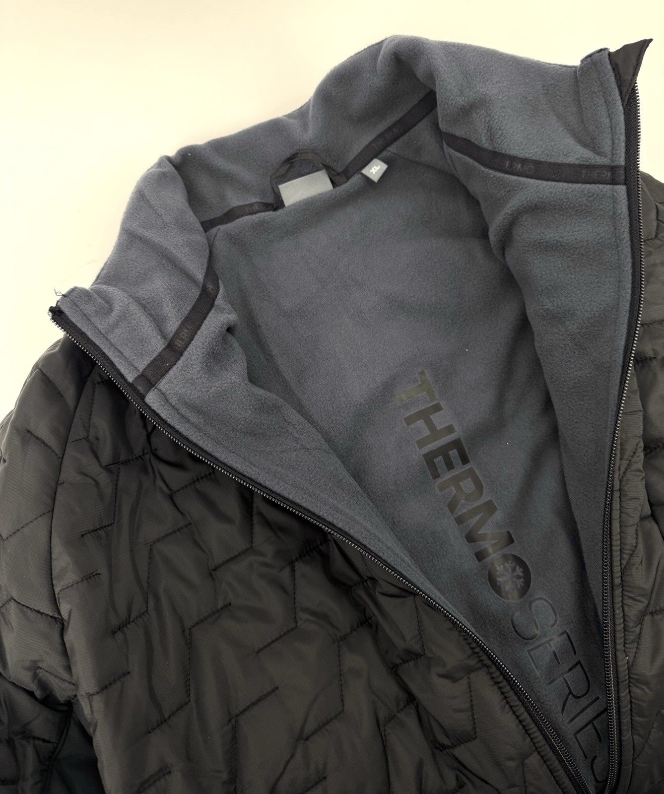 FootJoy ThermoSeries Insulated Quilted Golf Wind Jacket Mens Size XL Black/3344910