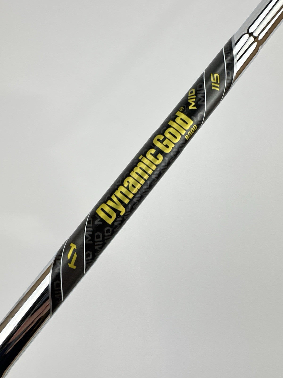 Dynamic Gold 115 Iron Shaft Mid R300 Regular Steel 35.25” /0.355 Tapered /326312