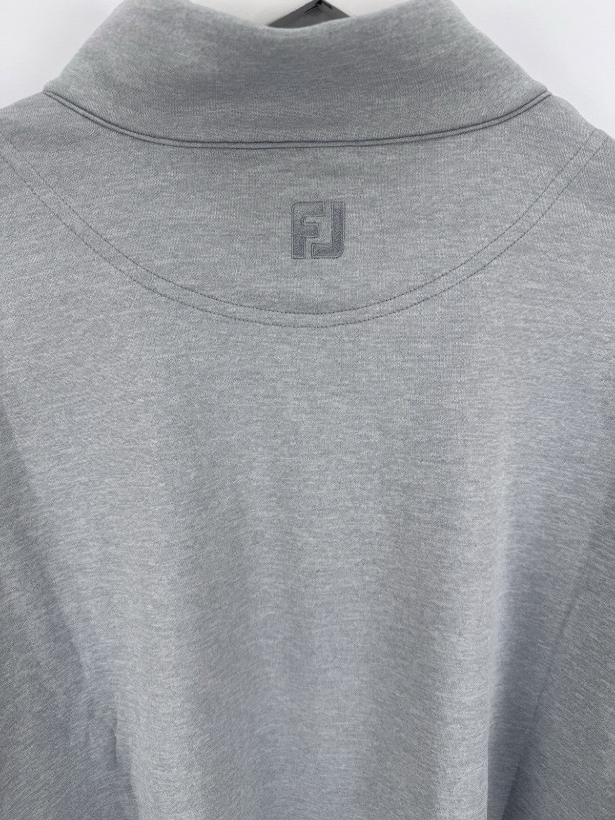 FootJoy Tonal Heather Chill-Out Men's Golf Pullover XXL Grey Quarter Zip/317089