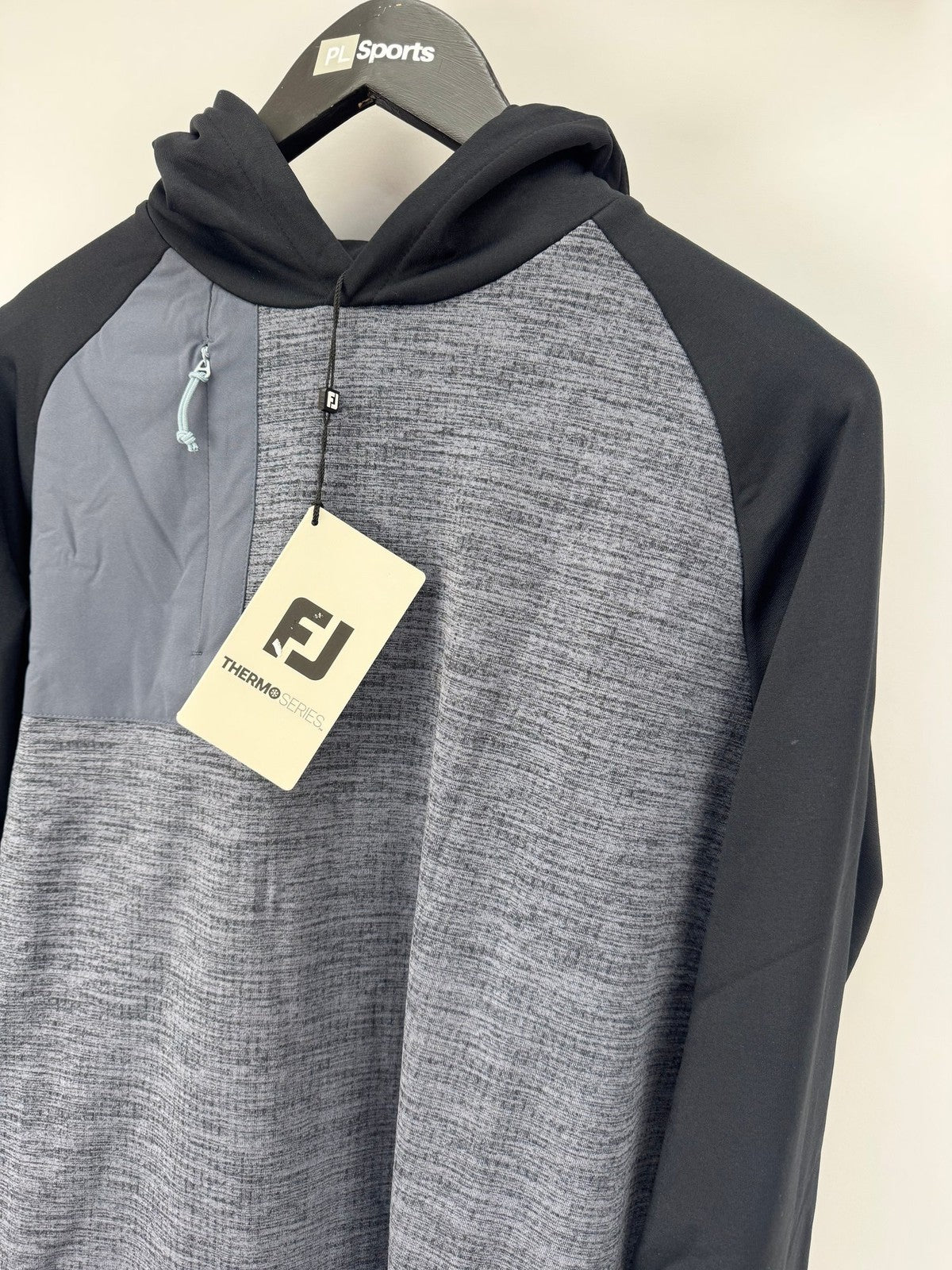 FootJoy Thermo Series Hoodie Men's Small Charcoal Black Activewear/337523
