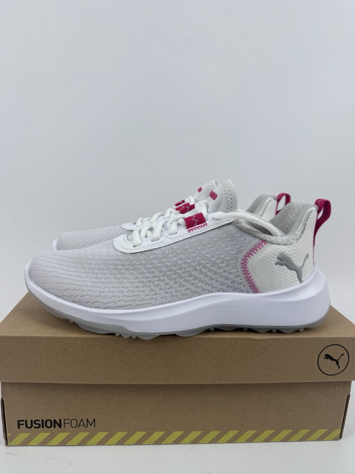 Puma Fusion Crush Sport Women's Trainers Size UK 4 White Rose Breathable/323270