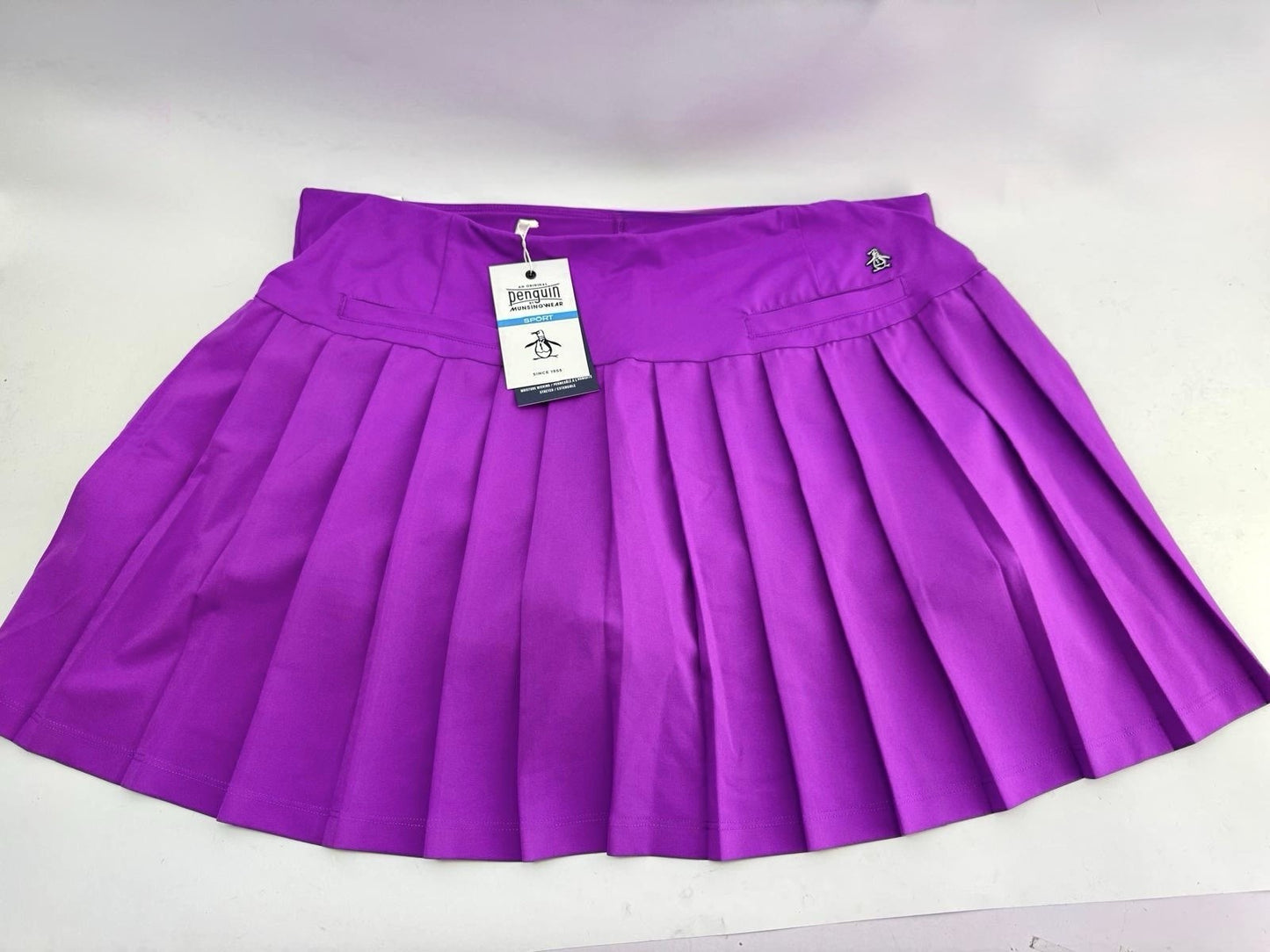Women’s Original Penguin Colour Block Pleated Skort Size XL Brand New/ 300468