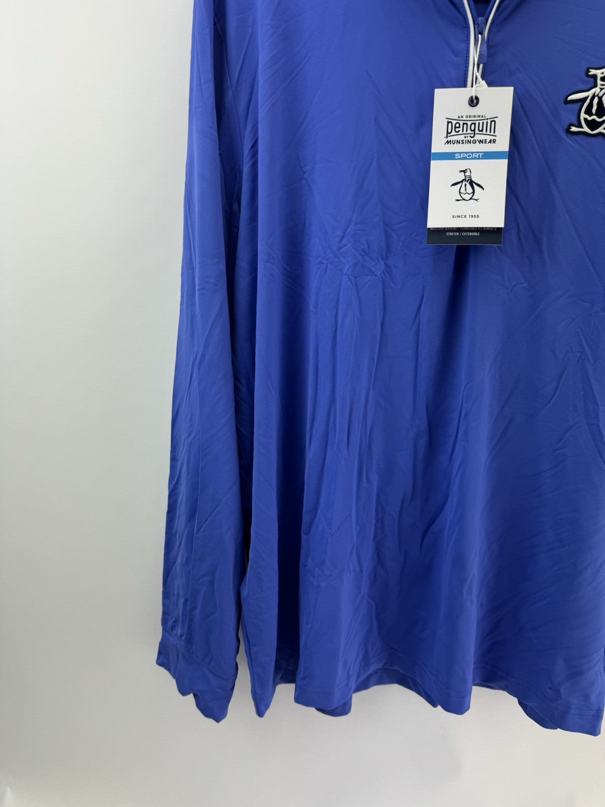 Original Penguin Golf Performance 1/4 Zip Earl Pullover Lightweight UK XL /300631