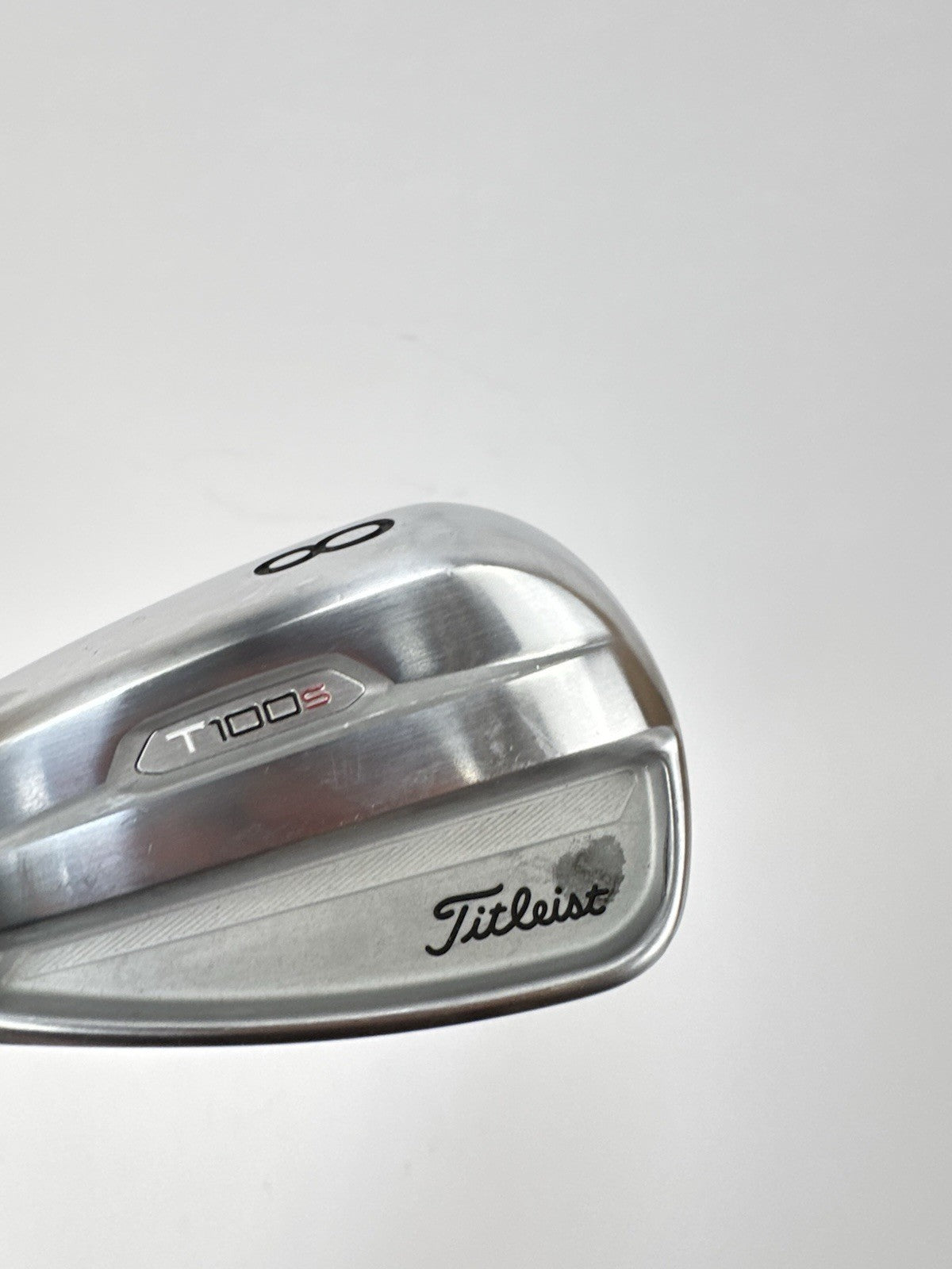Titleist T100s 8 Iron Left Handed Elevate ETS 115 Stiff Steel /New Grip /344104