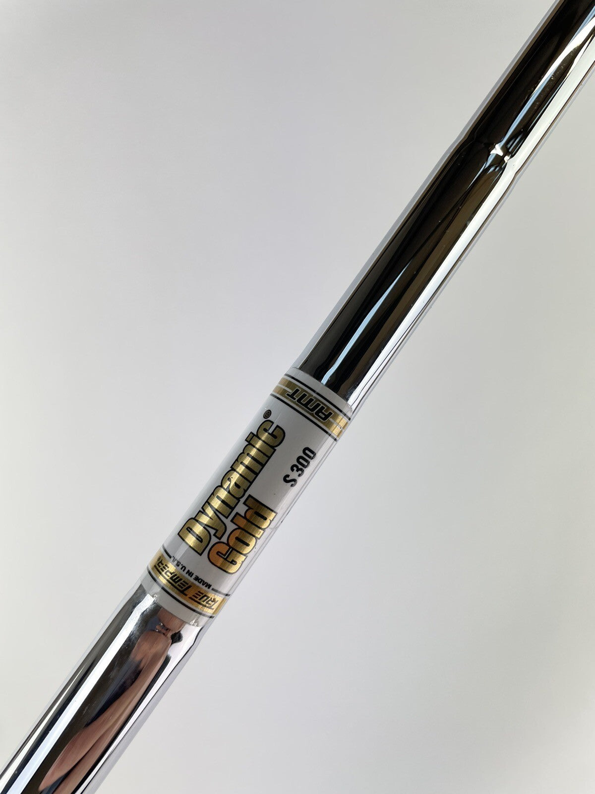 Dynamic Gold AMT Iron Shaft S300 Stiff Flex Steel 35.5" /0.355 Tapered /139803