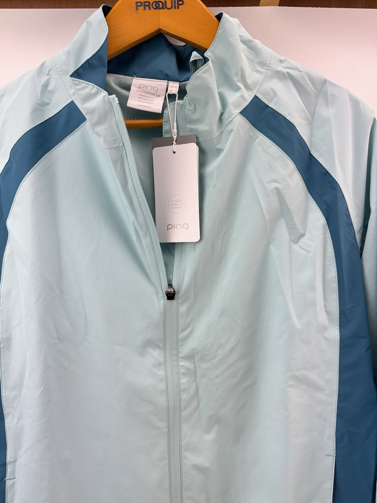 Ping Womens Waterproof Golf Jacket Freda UK 16 /Full Zip /New /208383