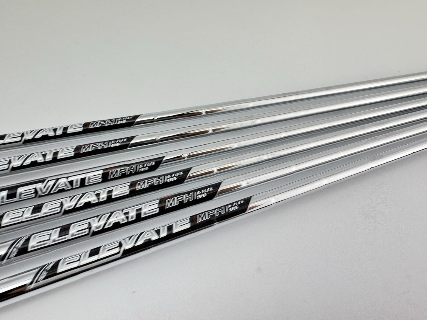 Elevate MPH Iron Shaft Set (6) 95 Regular Steel 0.370 Parallel /New Grips /287775