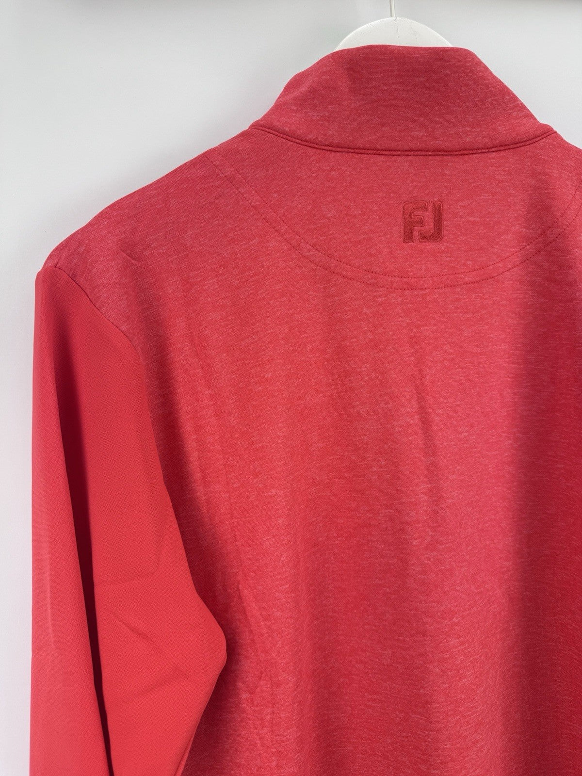 FootJoy Men’s Tonal Heather Chill-Out Golf Pullover Size XXL Red/315206