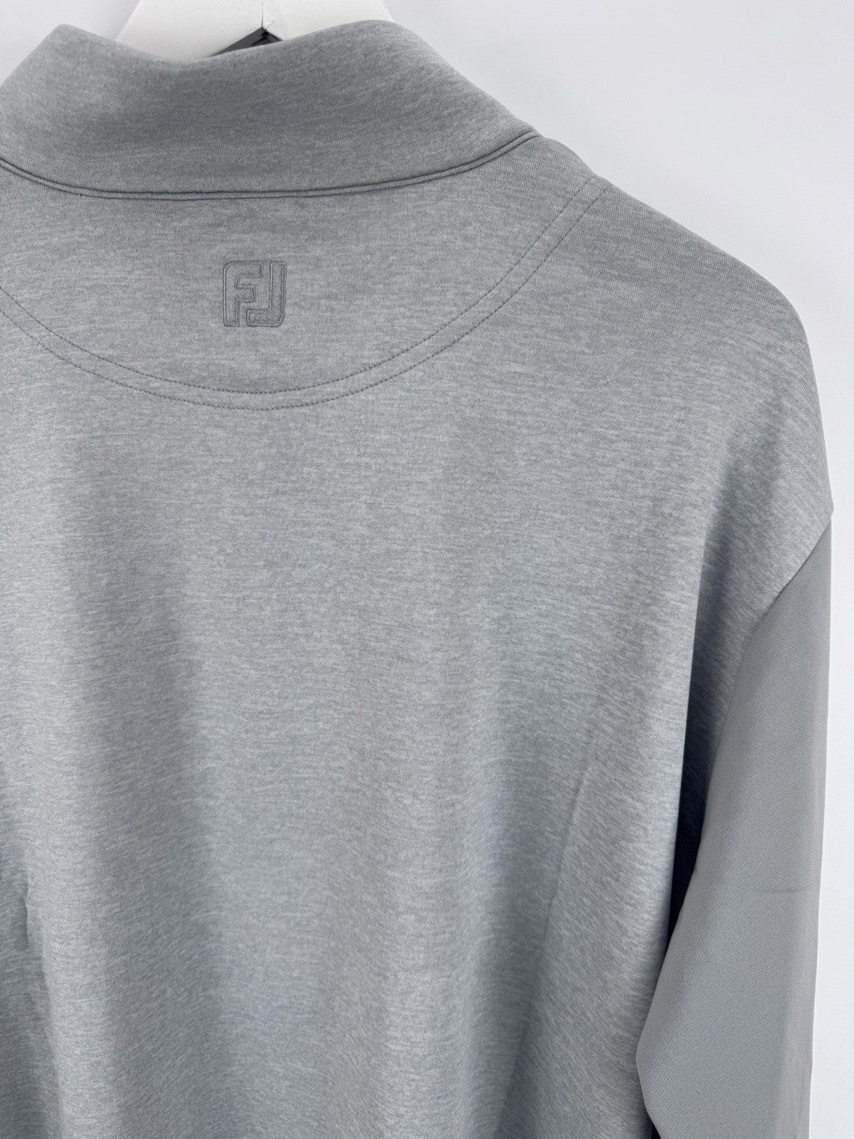 FootJoy Tonal Heather Chill-Out Men's Golf Pullover XXL Grey Quarter Zip/3170810