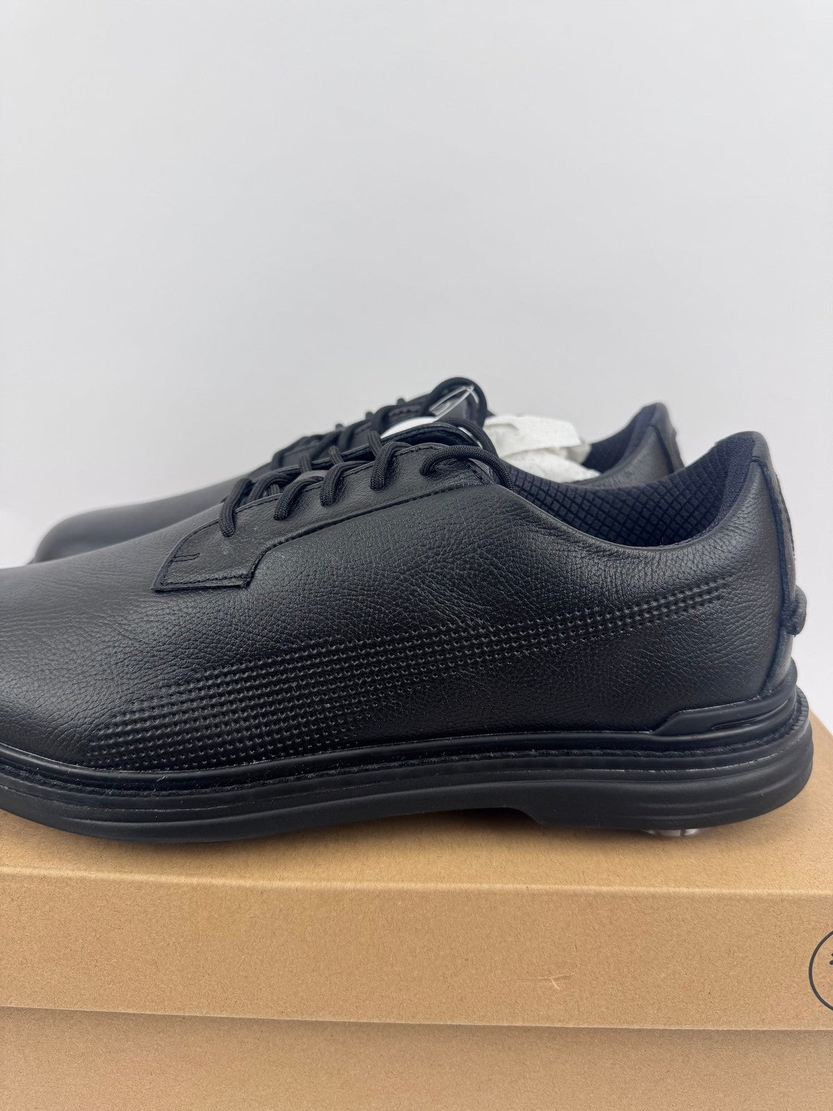 Puma Royale Spiked Golf Shoes Men's Size UK 8 Black Waterproof Comfort/320951