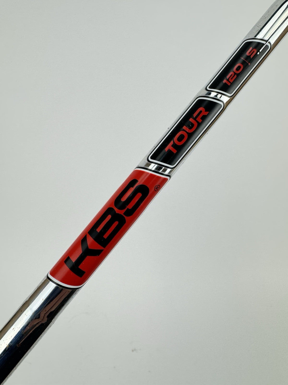 KBS Tour 120 Iron Shaft Stiff Flex Steel 35.25” /0.355 Tapered /331470