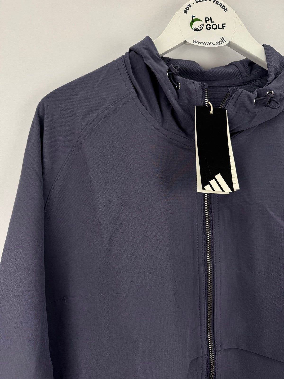 Adidas Go-To Full Zip Windbreaker Men's XL Purple Lightweight Jacket/327743