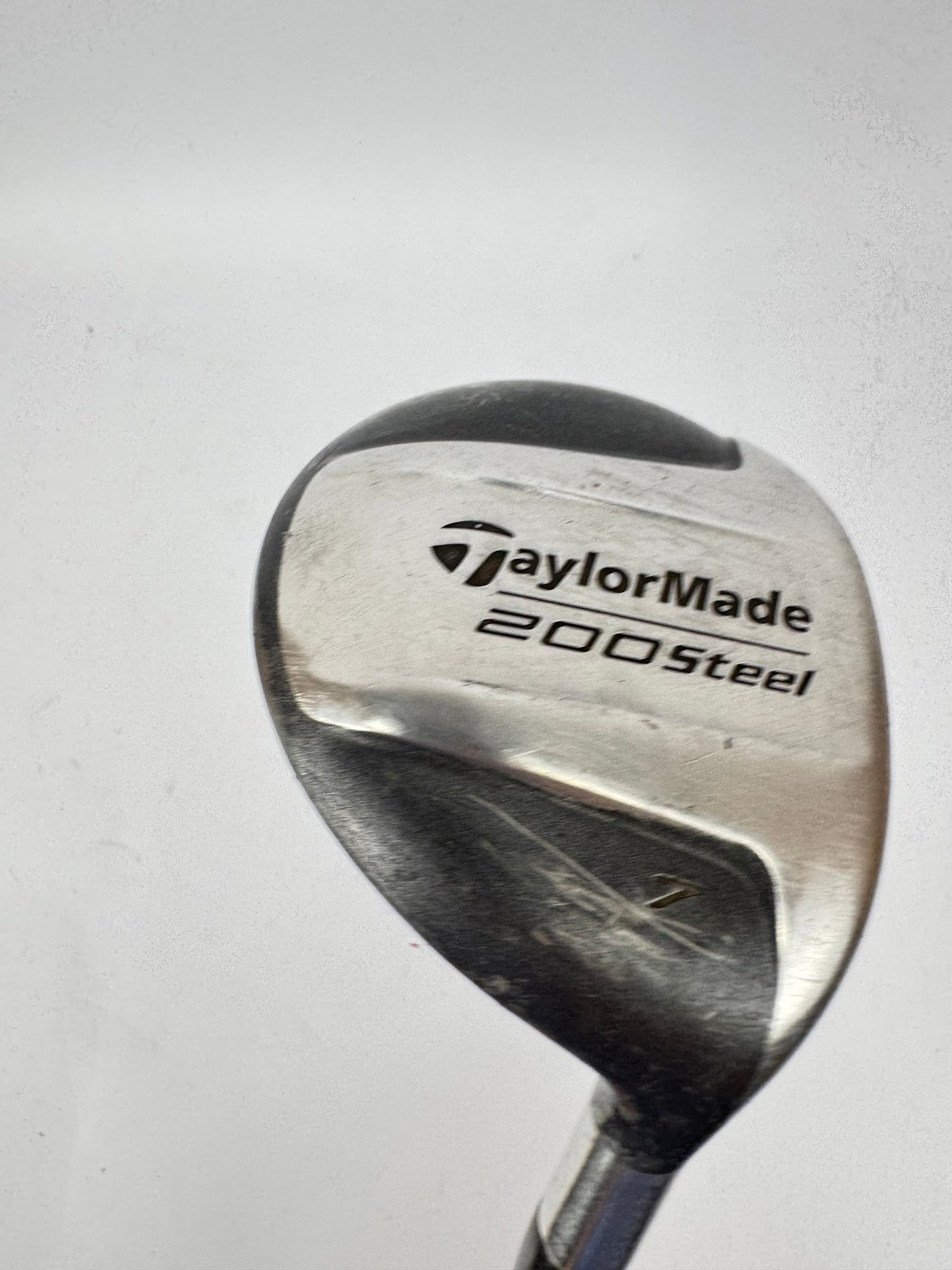 TaylorMade 200 Steel 7 Wood Stiff Flex Graphite Right Handed New Grip No /365621