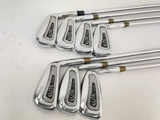 Spalding Elite Iron Set 3-9 Irons Apollo Regular Steel /Right /New Grips /177930
