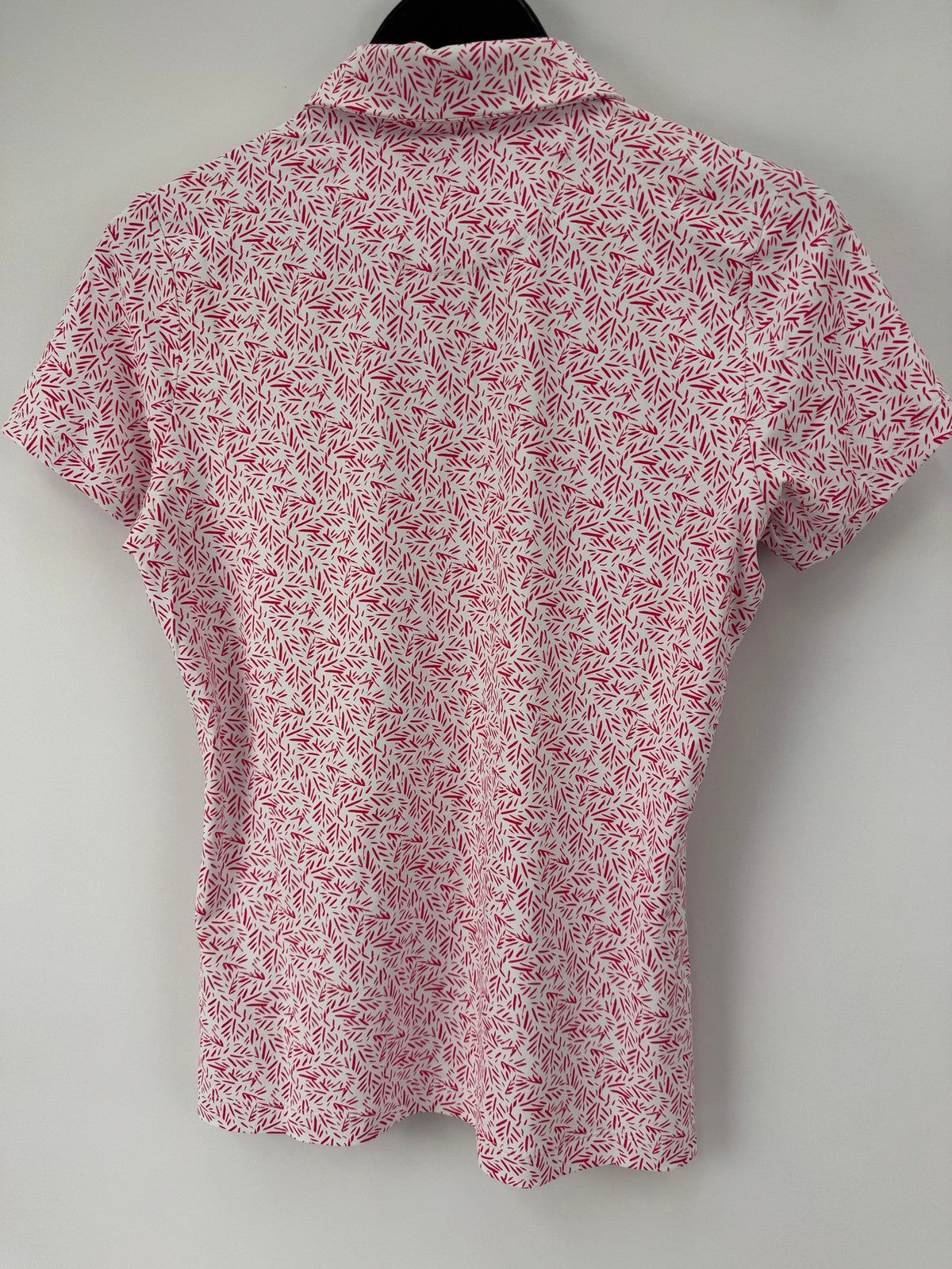 Ping Aeria P93782 Women's Golf Polo Shirt Size UK 8 Fuchsia Foliage/353999
