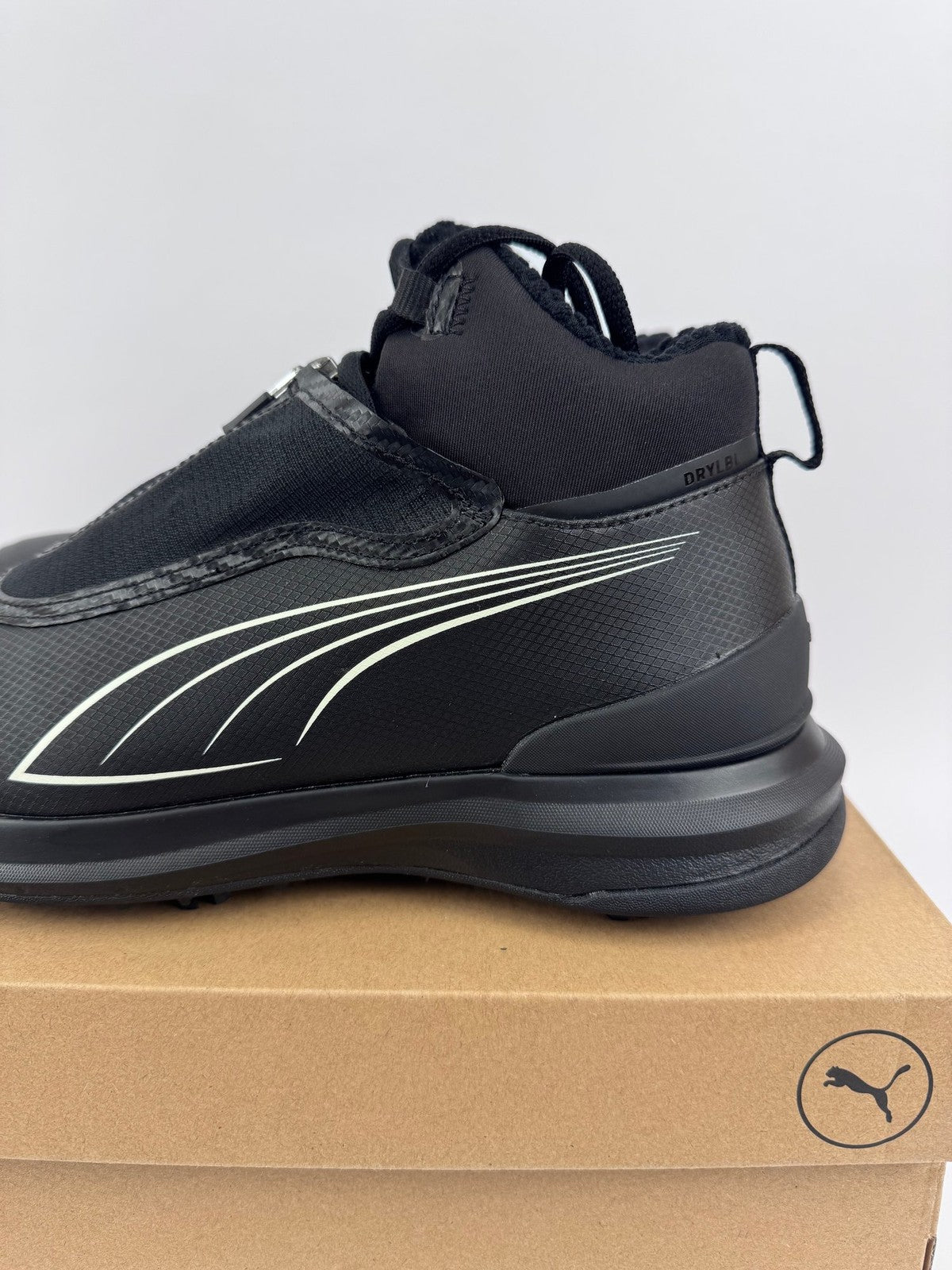 Puma DRYLBL Boot Women's Golf Shoes UK Size 6 Black Dark Grey Waterproof/321461