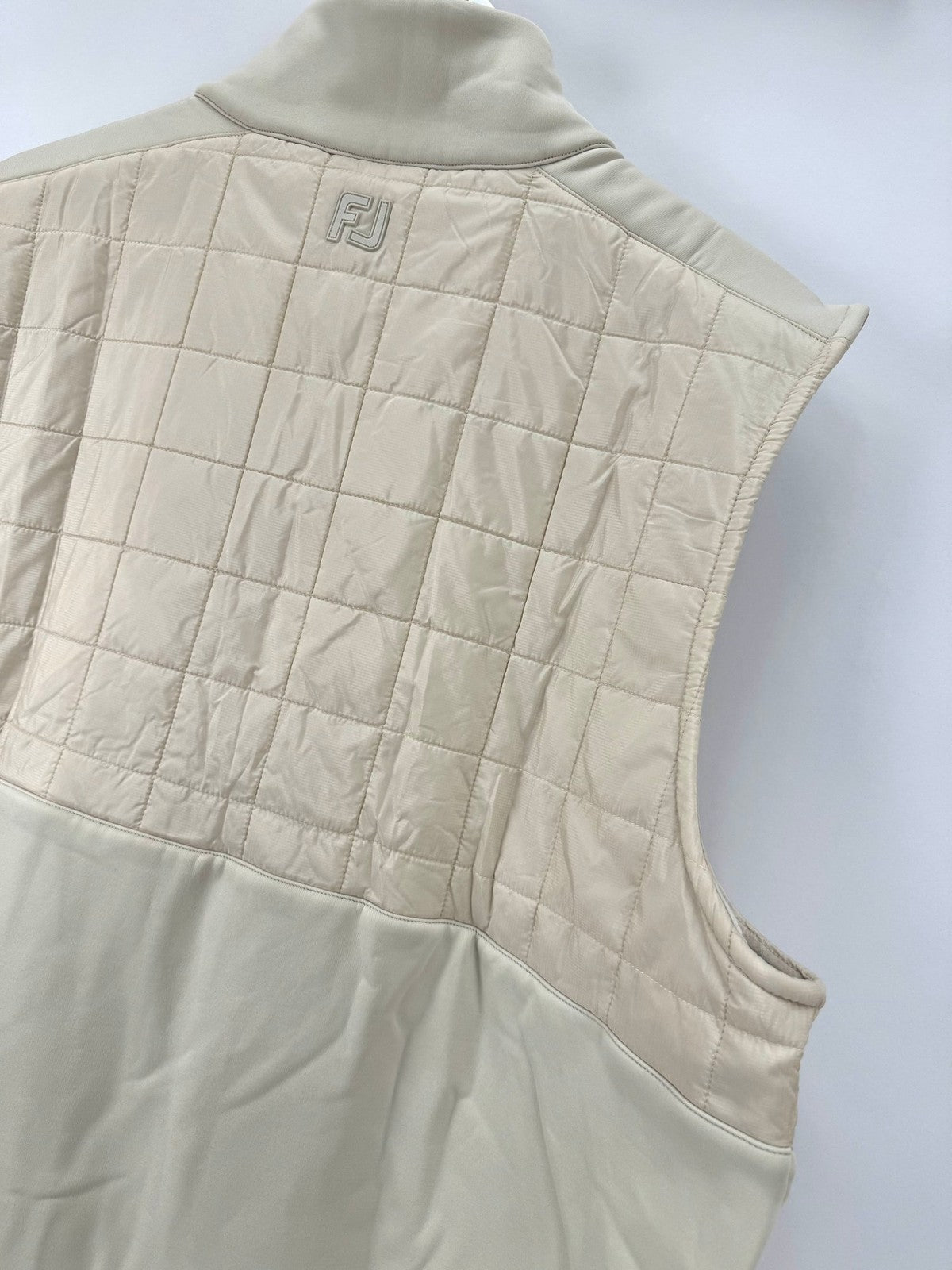 FootJoy ThermoSeries Lightweight Insulated Golf Vest Mens Size L Stone/337547