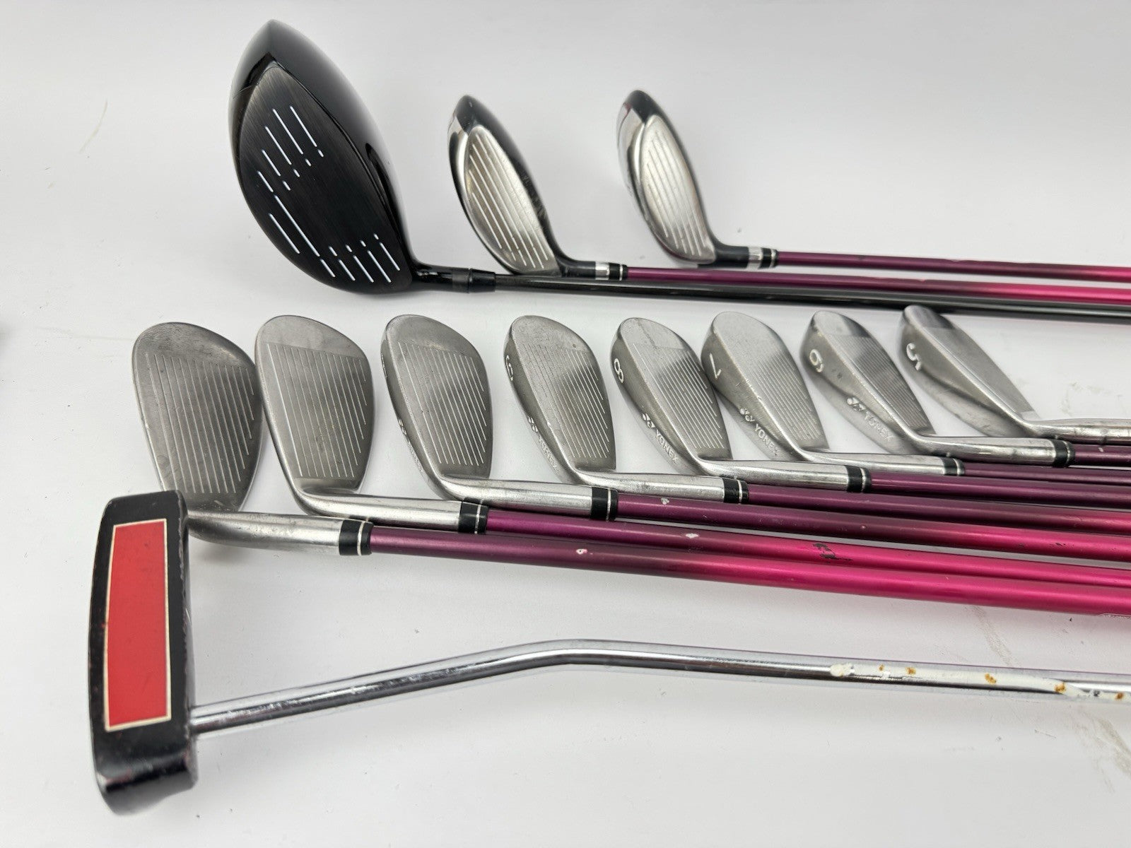 Yonex Ladies Package Set 12 Clubs /Graphite /Right /Bag /New Grips /355716