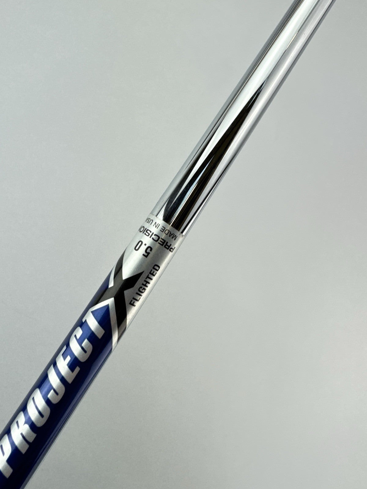 Project X Iron Shaft 5.0 Regular Flex Steel Flighted 37.5” /New /309096