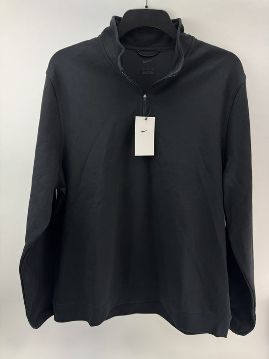Nike Golf Pullover Pique Tour 1/2 Zip /Black /UK XL /25 Pit /New /252300