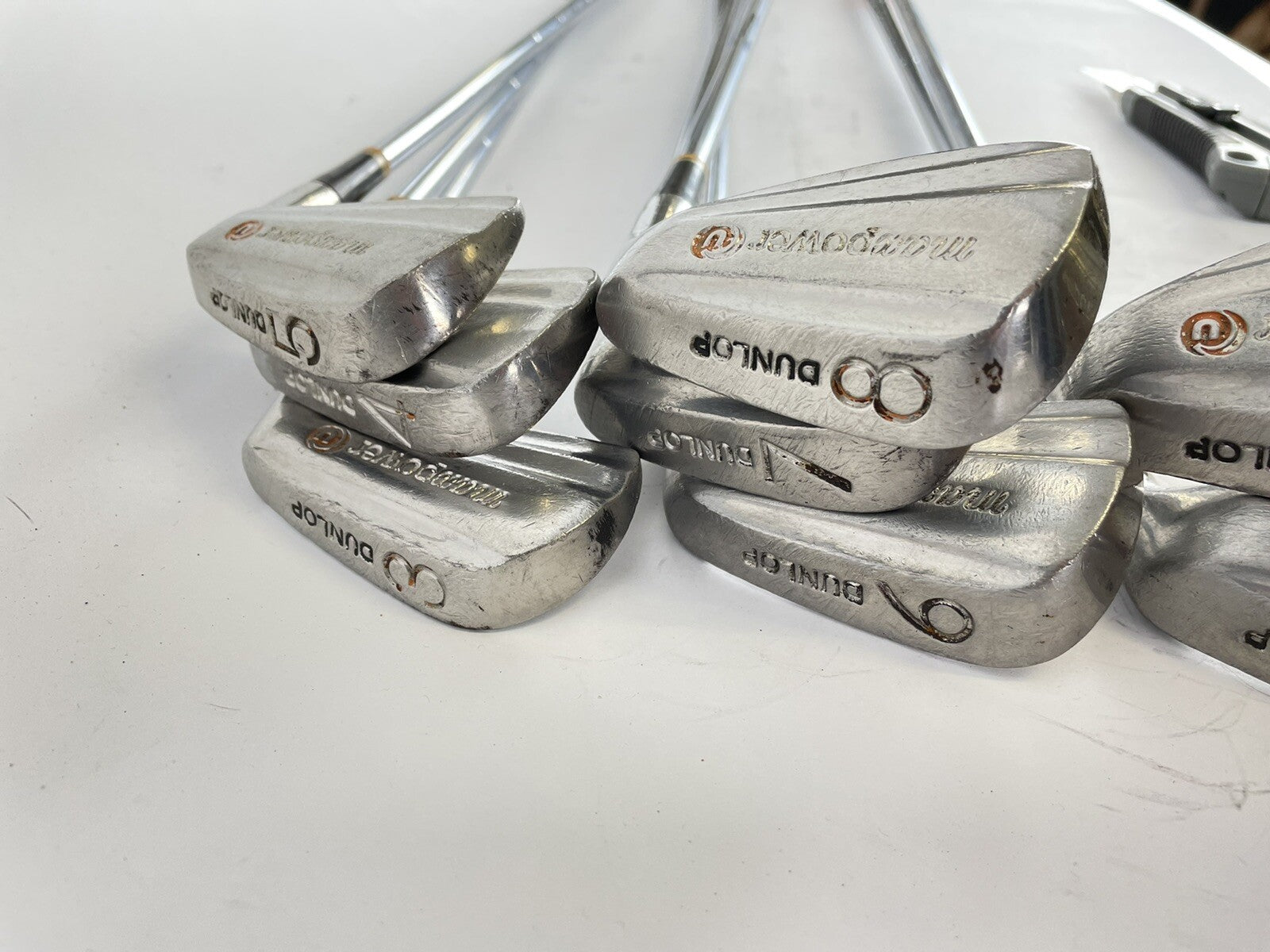 Dunlop Maxpower Forged Irons Vintage Blades 3-10 Regular Steel/New Grips/07239