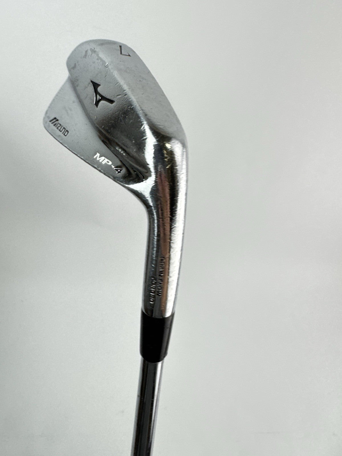 Mizuno MP4 7 Iron Forged Stiff Flex Steel +1/2” /Right Handed /New Grip /311525