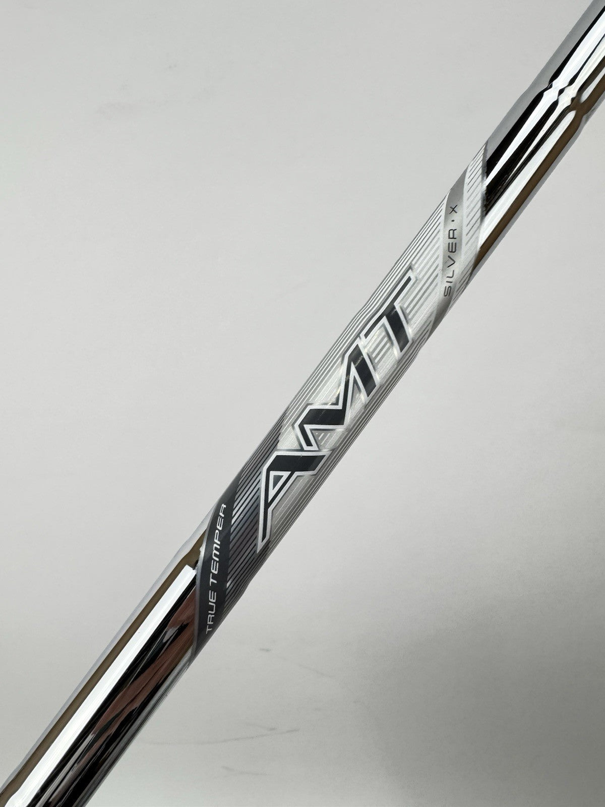 True Temper AMT Silver Iron Shaft X Flex Steel 35” /0.355 Tapered /348020