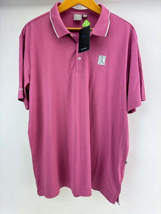 Ping Golf MR.Ping Polo II Mens UK XL /Beet Red /New /199010