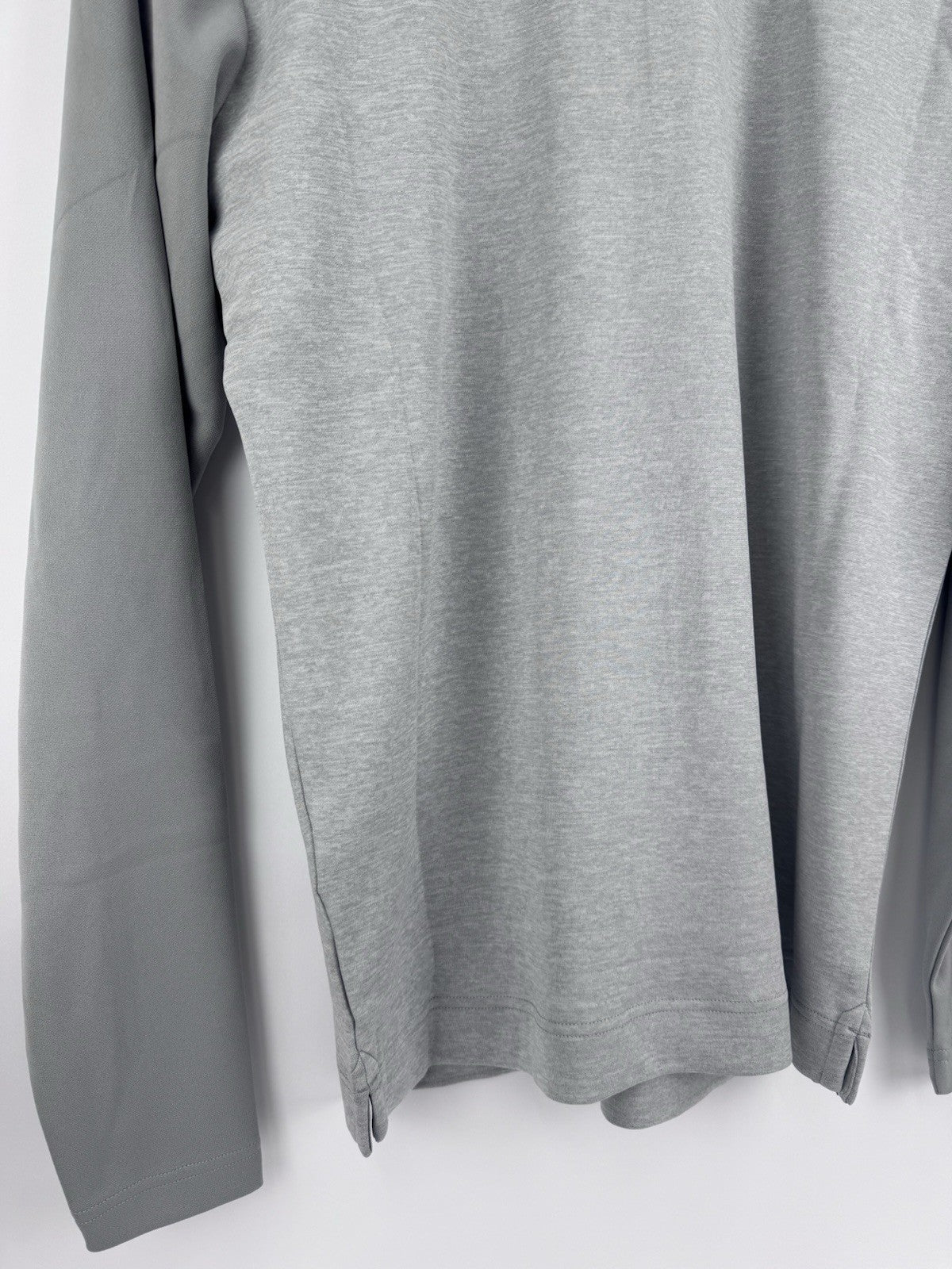 FootJoy Tonal Heather Chill-Out Pullover Mens Size Small Grey Long Sleeve/3171310