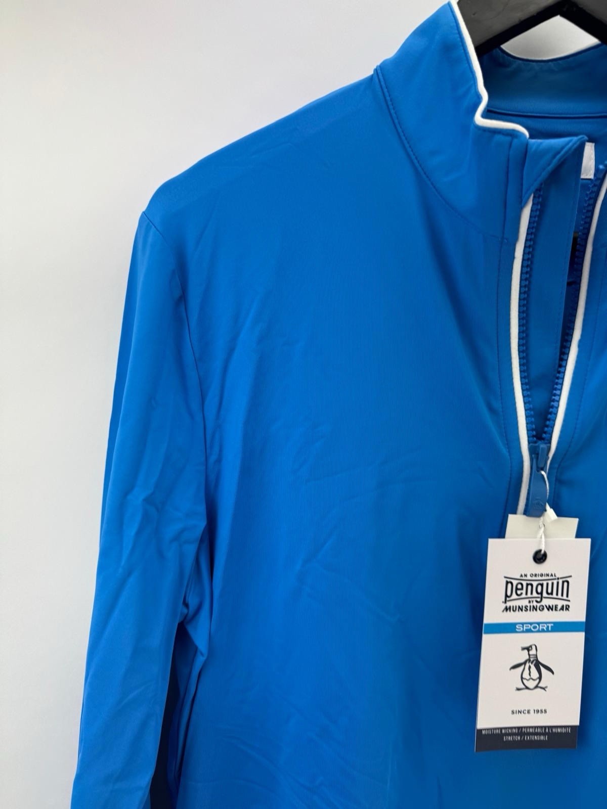 Original Penguin Golf Performance 1/4 Zip Earl Pullover Lightweight UK S/306492