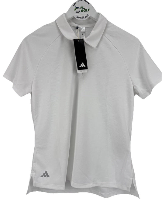 adidas Women’s Ultimate365 HEAT.RDY White Golf Polo Shirt Size XL/ 318020