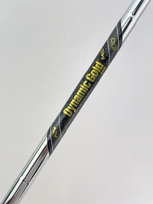 Dynamic Gold Mid 100 Iron Shaft Regular Flex Steel 36 /0.370 Parallel /267100
