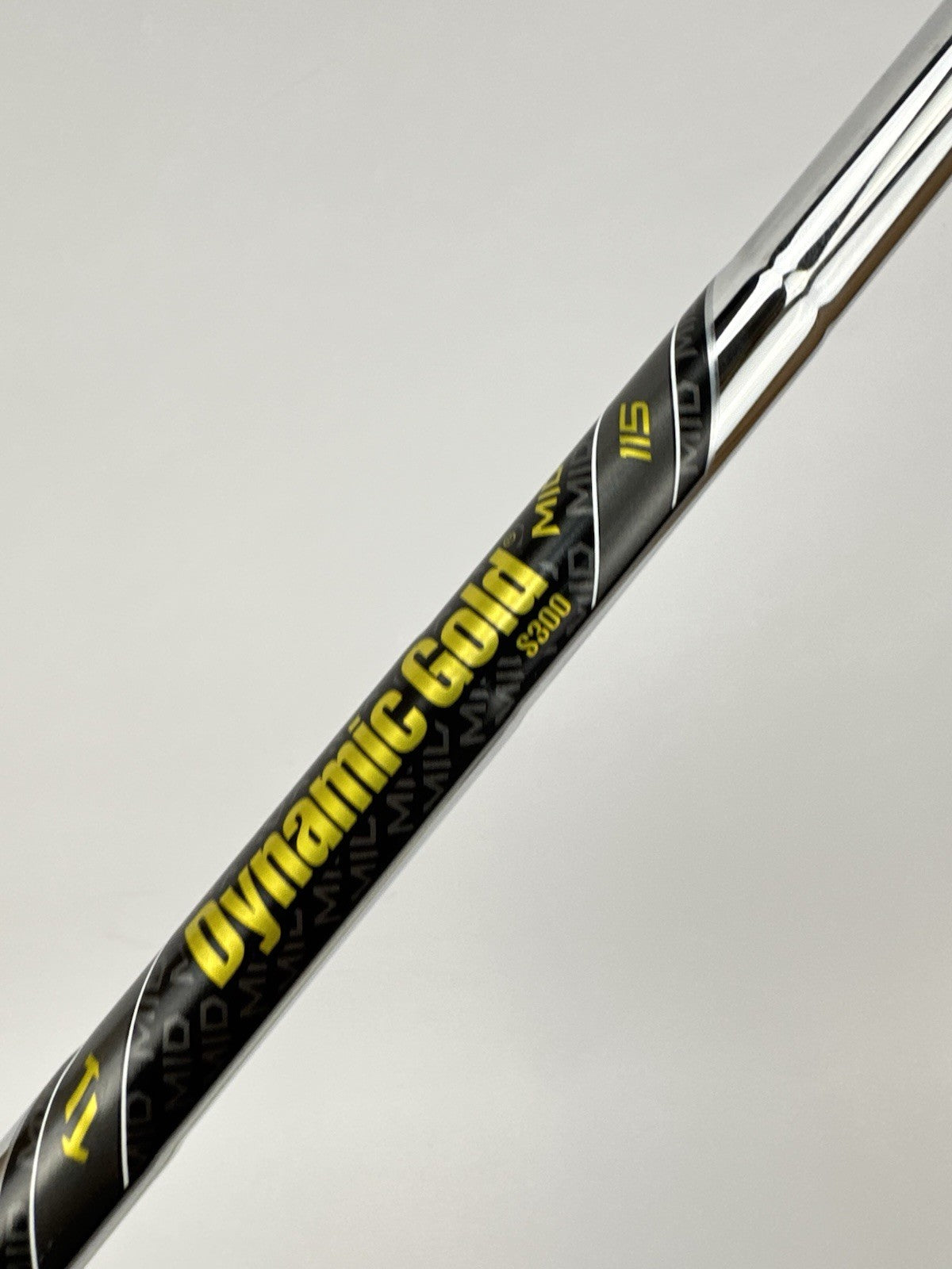 Dynamic Gold 115 Iron Shaft Mid S300 Stiff Flex Steel 36”/0.370 Parallel /346314