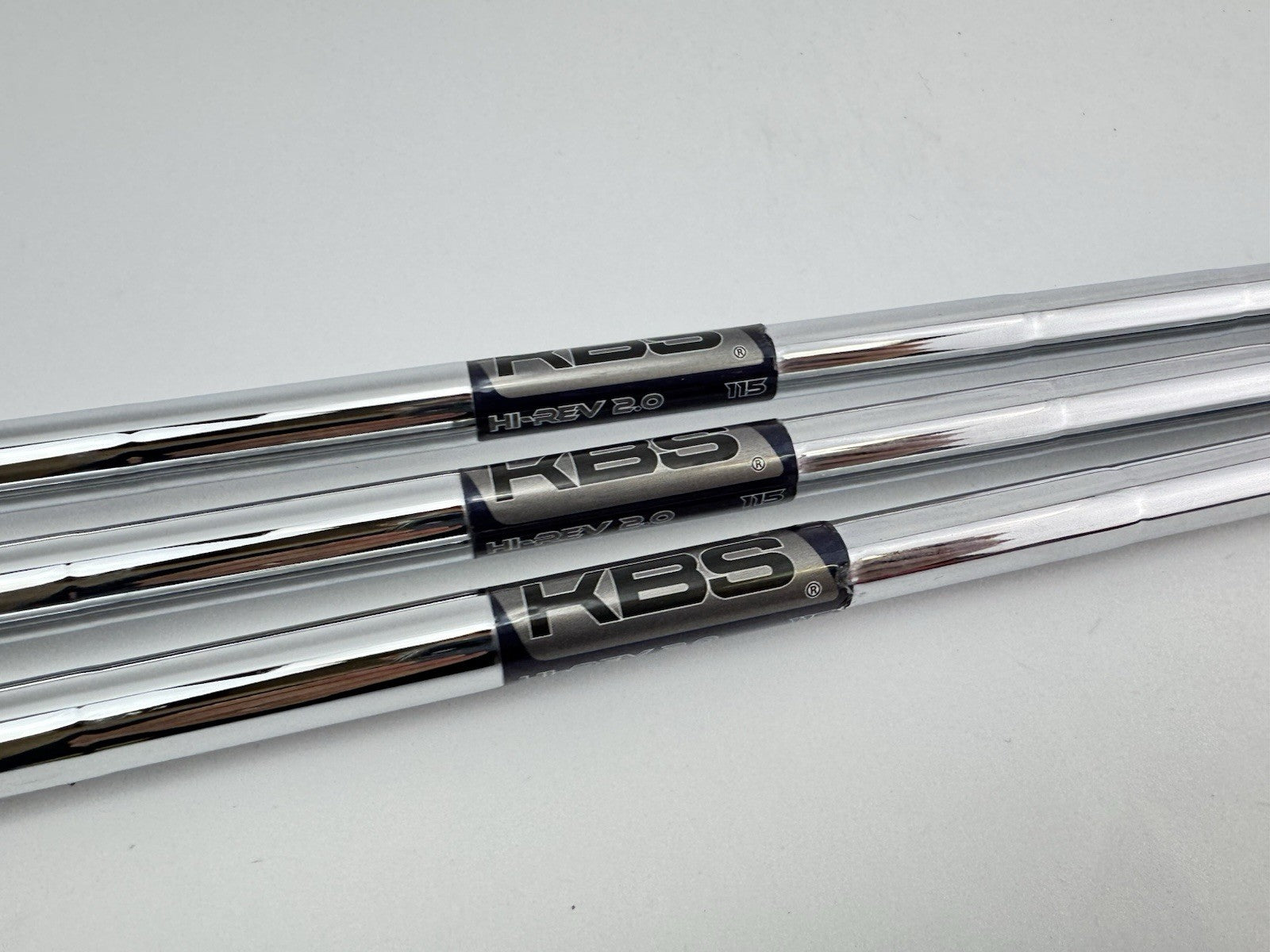 KBS Hi-Rev 2.0 Wedge Shaft Set (3) 115 Wedge Flex Steel /0.355 Tapered /274543