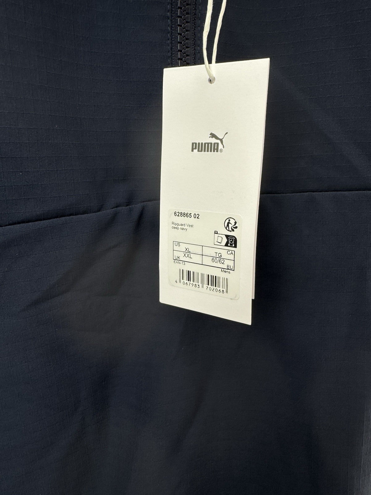 Puma Golf Pullover Vest Ripguard 1/4 Zip /UK XXL /Navy /New /295338