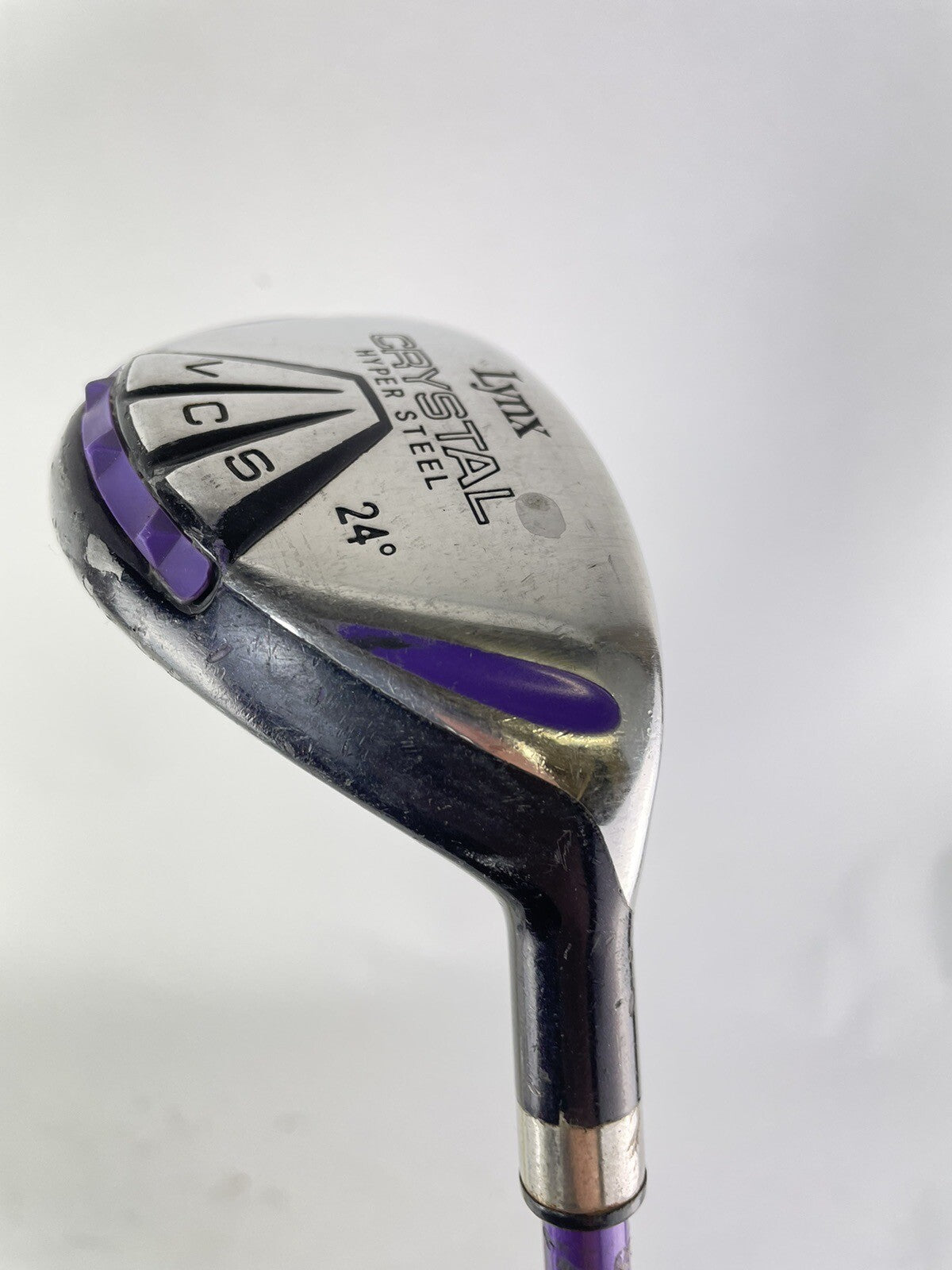 Lynx Ladies 4 Hybrid 24* Crystal Ladies Graphite /Right Handed /Golf Pride/143130