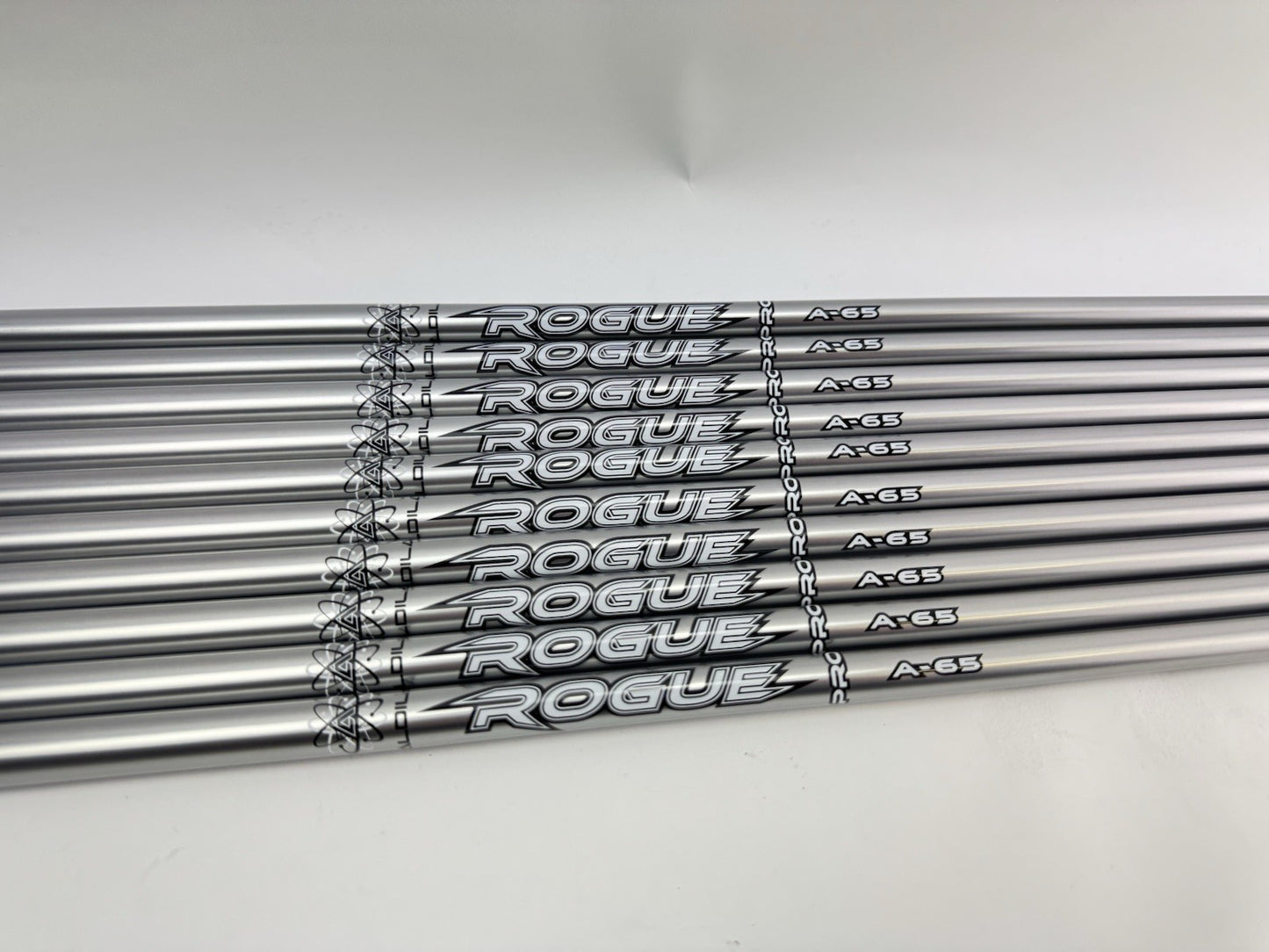 Aldila Rogue Pro Iron Shaft Set (10) 65 Senior Flex Graphite /0.370 Parallel/New0