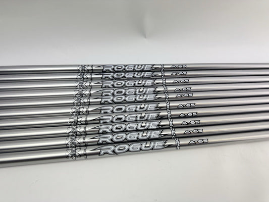 Aldila Rogue Pro Iron Shaft Set (10) 65 Senior Flex Graphite /0.370 Parallel/New0