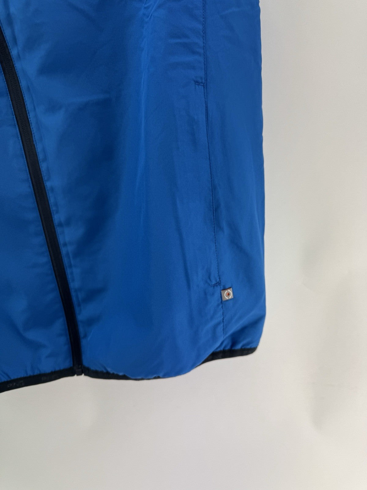 Ping Golf Mens Gilet Ashbourne Blue Sleeveless /Full Zip /Size UK M /New/272205