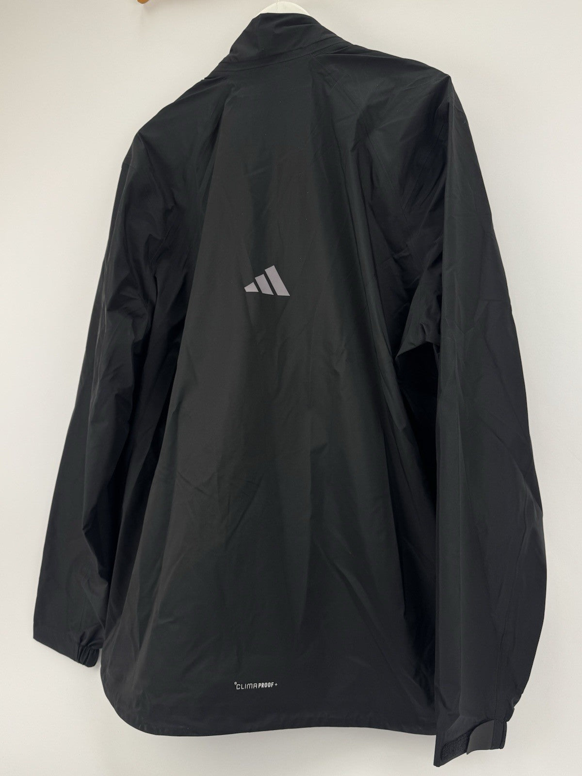 Adidas ClimaProof Black Golf Jacket Men's Size XL Waterproof Lightweight/325088