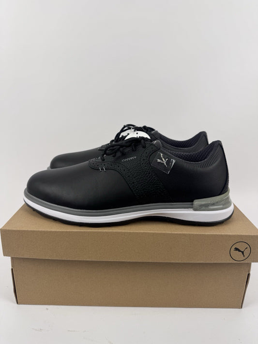 Puma Avant Golf Shoes Men's Size UK 8 Waterproof Black Premium/322890