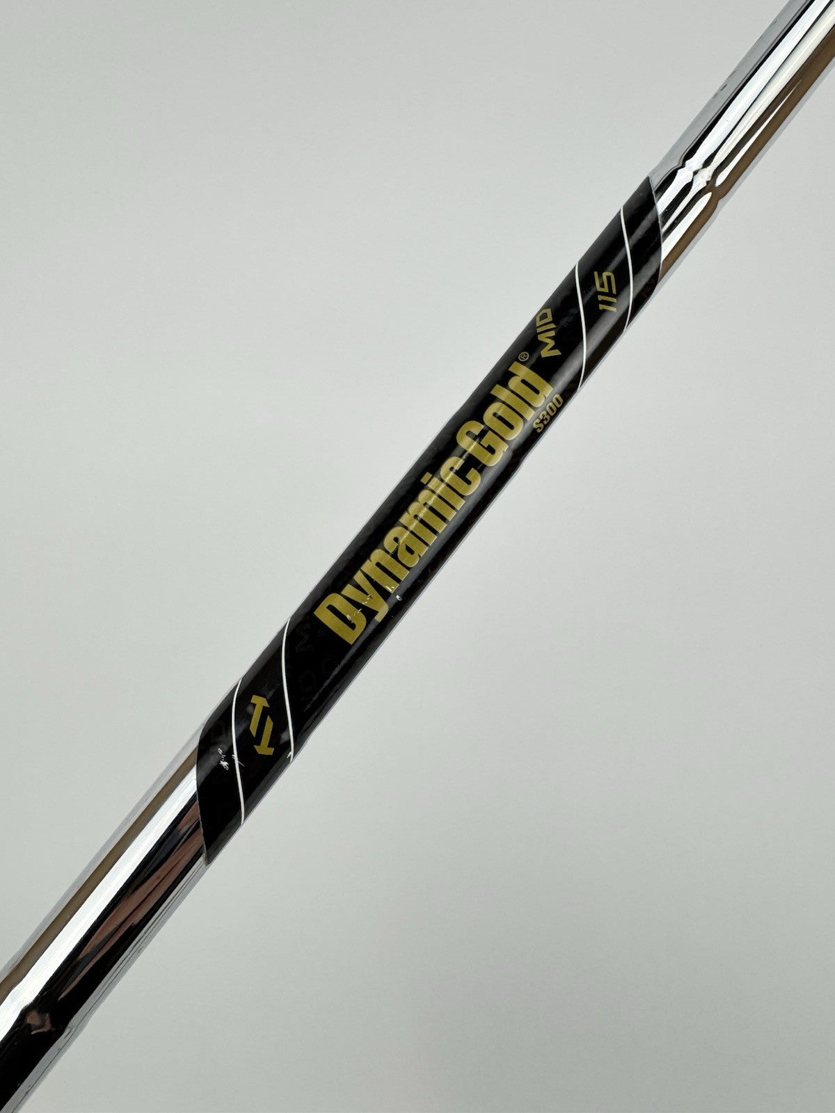 Dynamic Gold 115 Iron Shaft Mid S300 Stiff Steel 36.25” /Pured /0.355 /312360