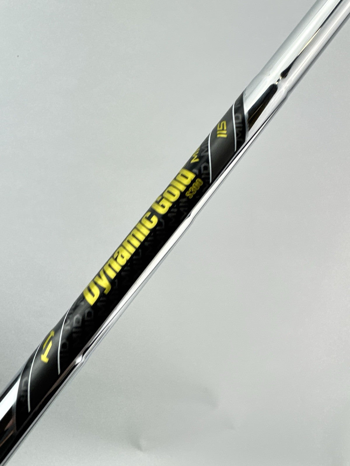 Dynamic Gold 115 Iron Shaft Mid S300 Stiff Flex Steel 36” /0.355 Tapered /294164