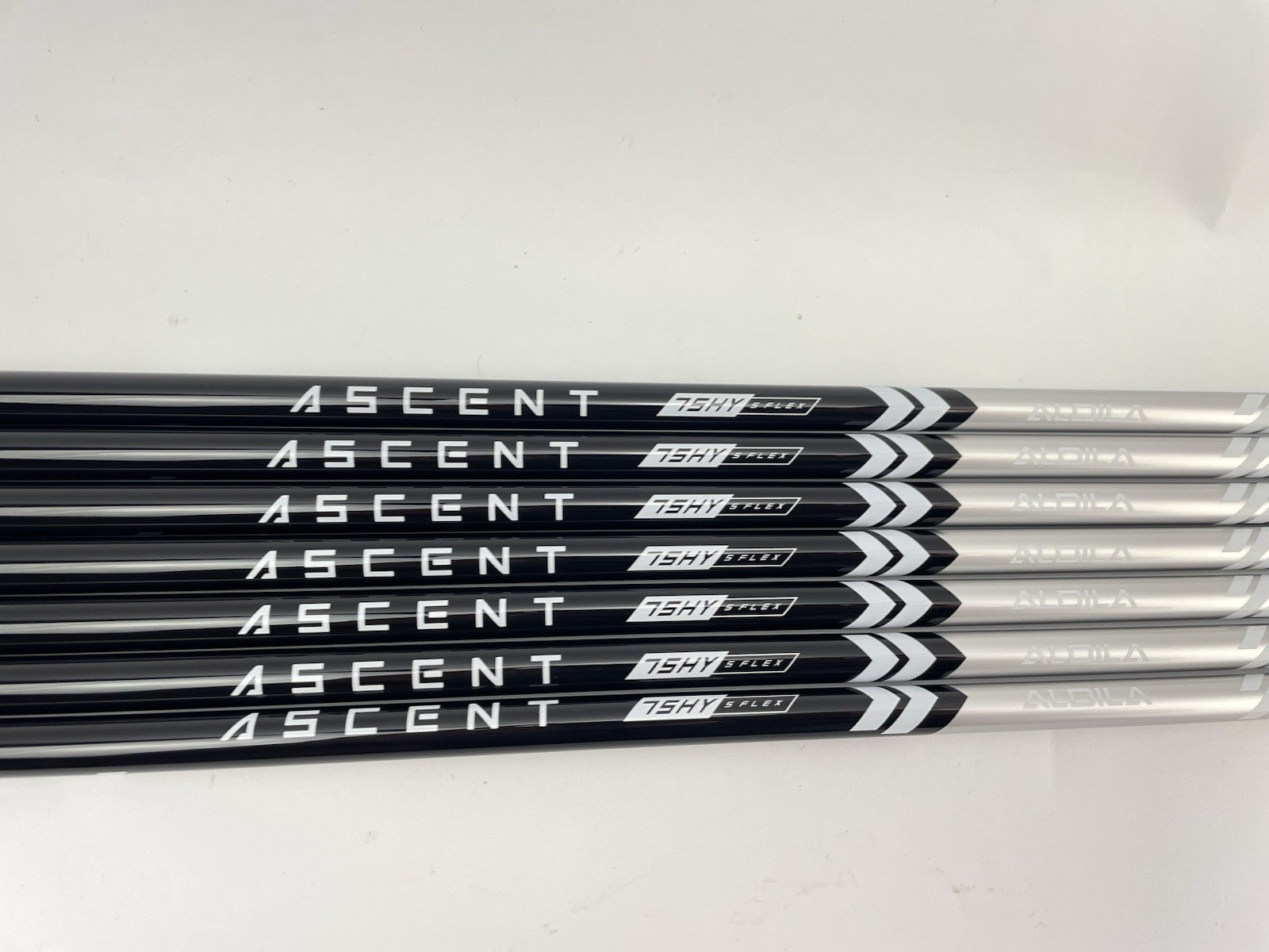 Aldila Ascent Iron Shaft Set (7) 75HY Stiff Flex Graphite /42 /0.370 /Brand New2
