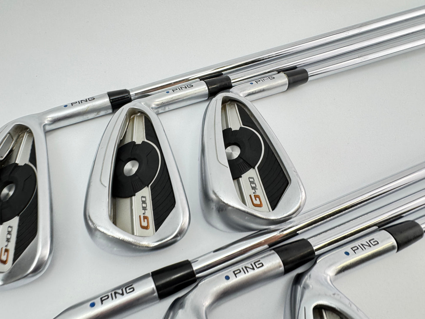 Ping G400 Irons 5-PW Blue Dot AWT 2.0 Regular Flex Steel /Right/New Grips /27631